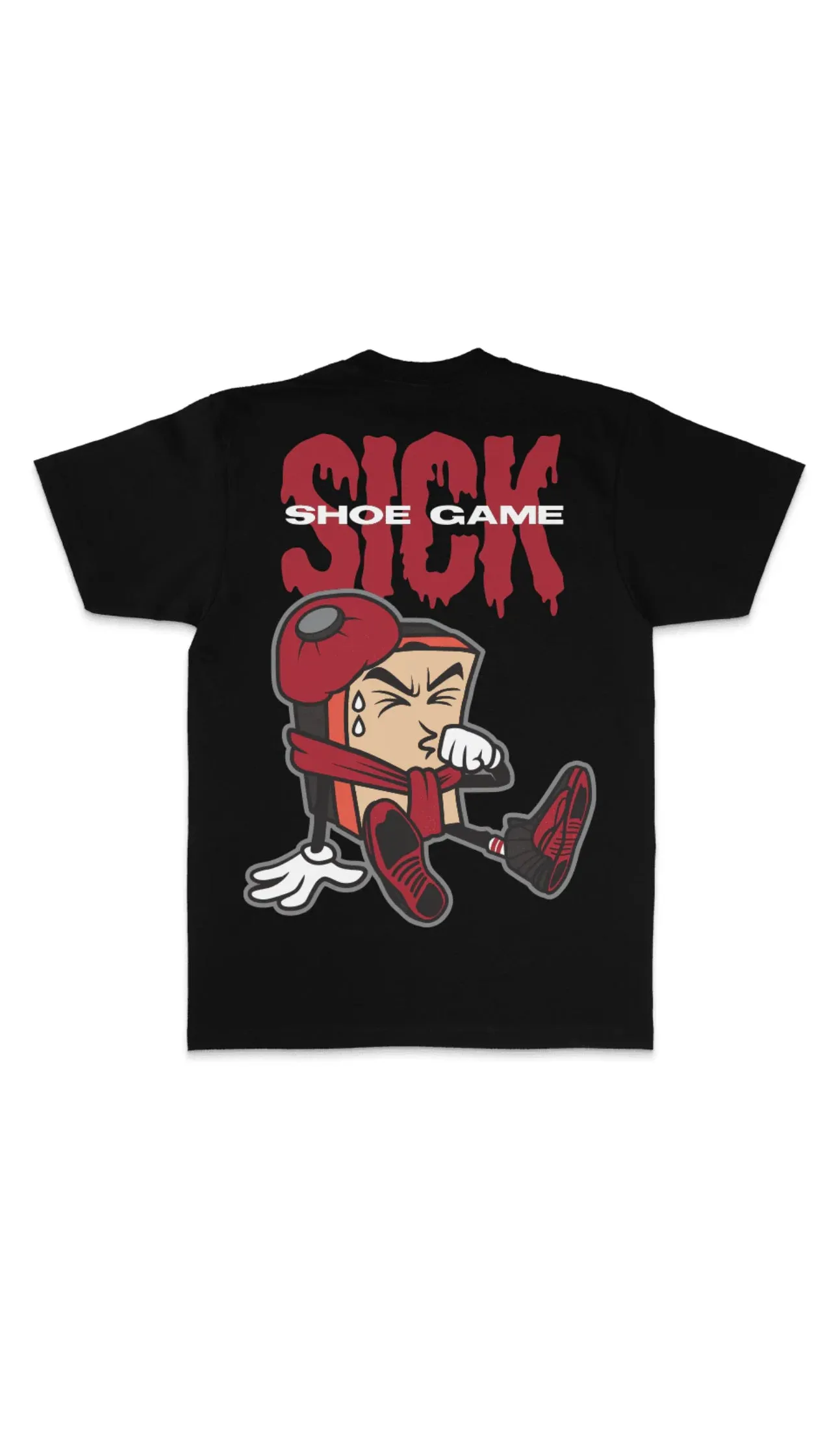 MILLION DOLLA SHOE GAME SICK - BLACK T-SHIRT